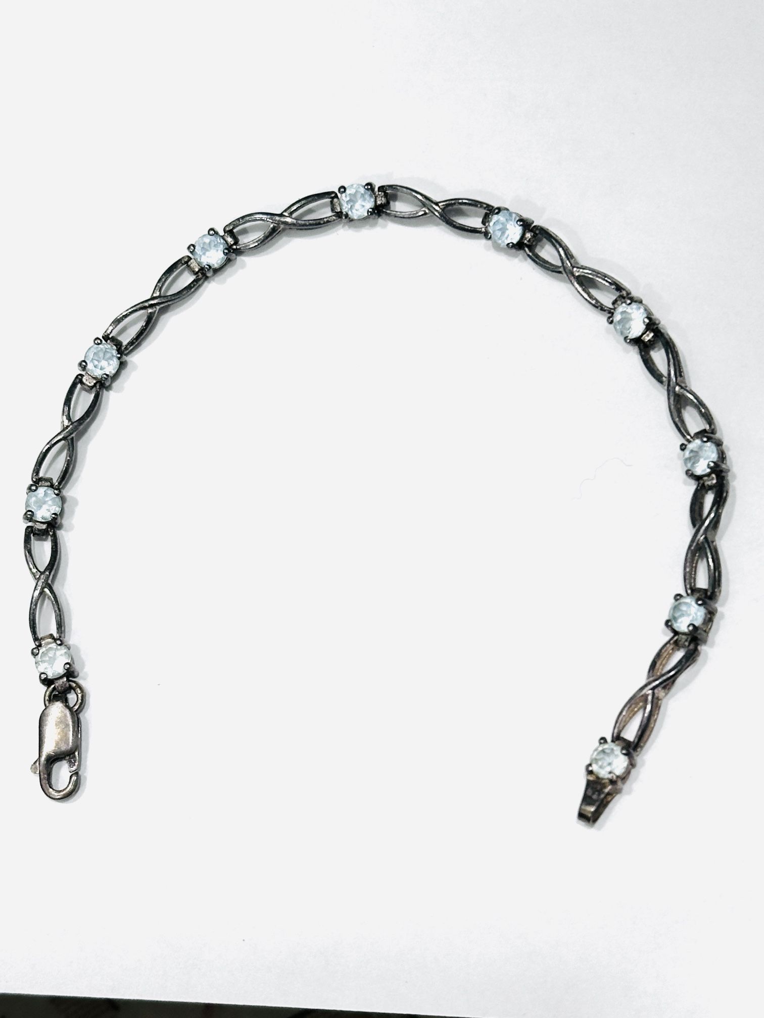 Sterling Silver 925 Tennis Bracelet 7"