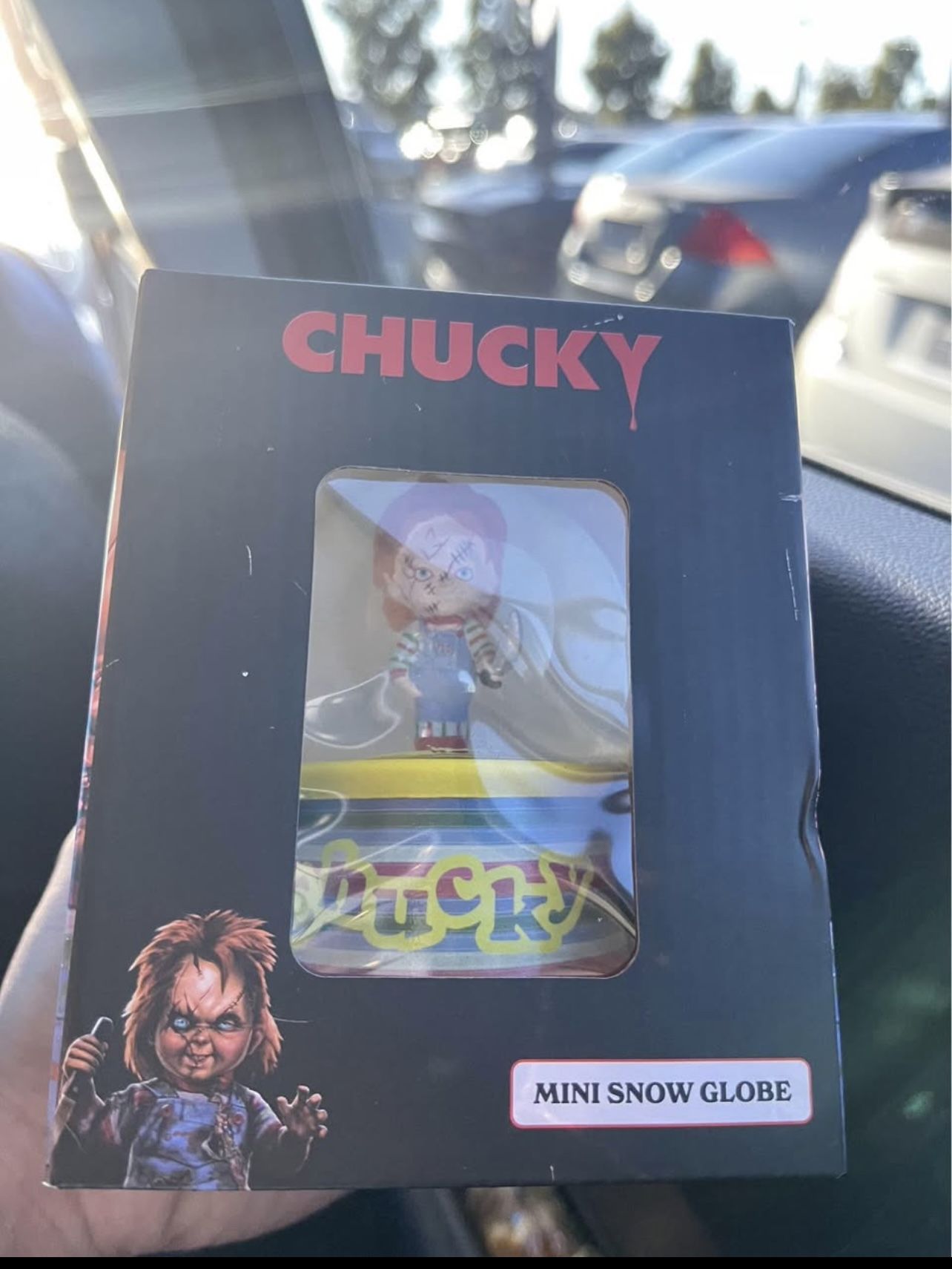 Chucky mini snow globe