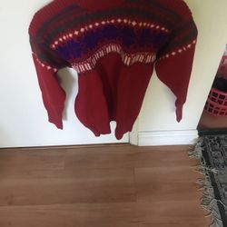 Sweater Wool Handmade Size Small New
