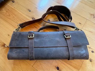 Genuine Leather Knife Roll