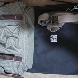 Wotancraft Salt & Pepper Canvas Messenger Bag