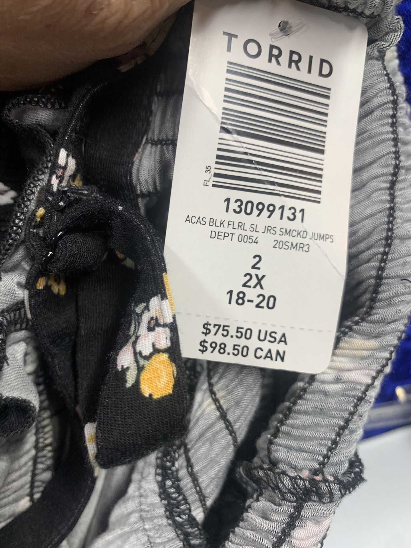 Torrid Tank Top Summer Jumpsuit