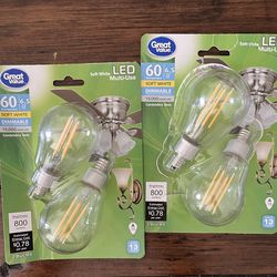 Great Value LED Bulbs 60W Soft White