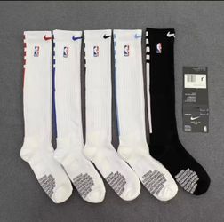 Nike NBA Knee High Socks Multi-Pack - 5 Pairs