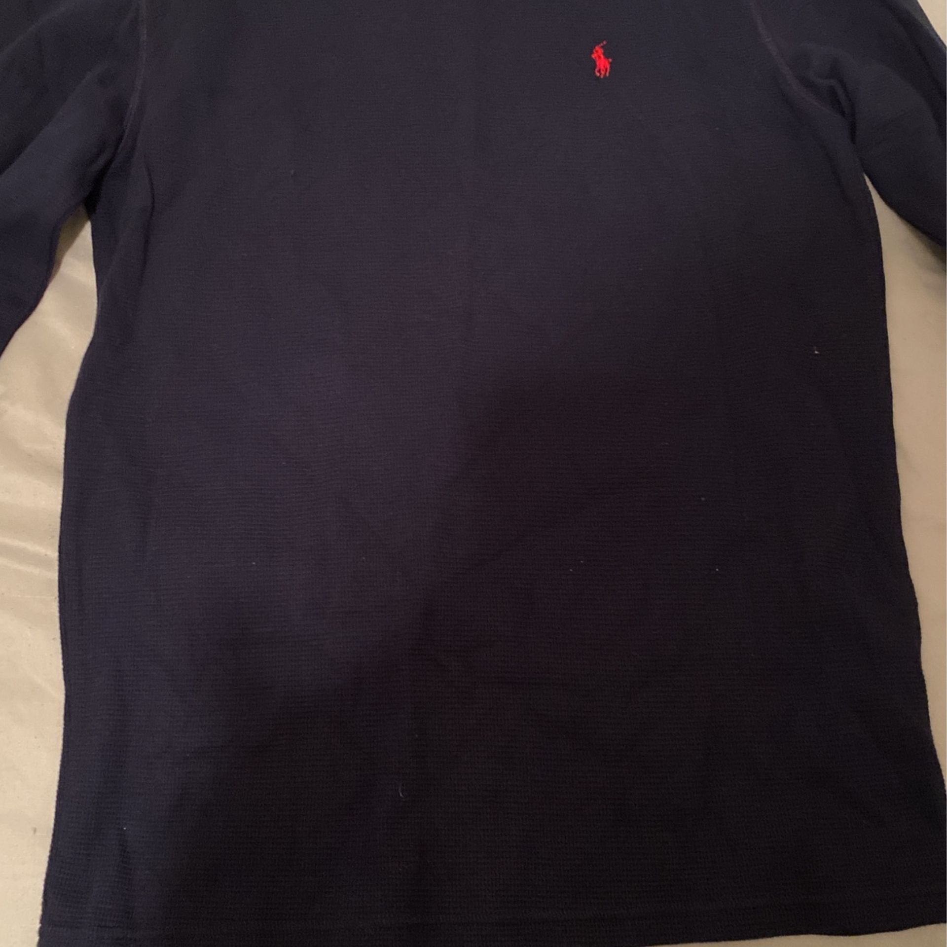 Polo Ralph Lauren Sleepwear Shirt Size M Indigo & Res