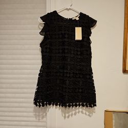 Black Laced Top, MK
