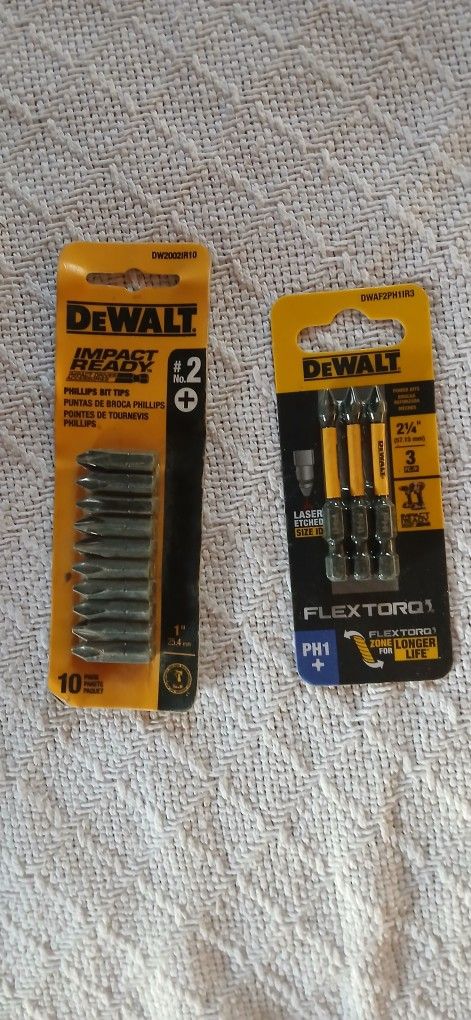 Dewalt Drill Bits Phillips #2 N #1