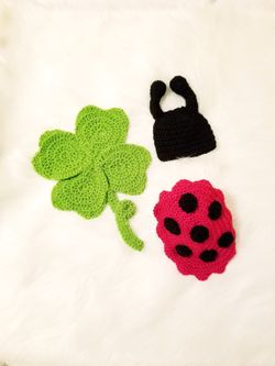 crochet baby costume Ladybug