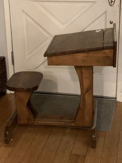 Vintage student desk