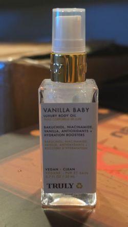 Truly luxury body oil- vanilla baby 20 mL