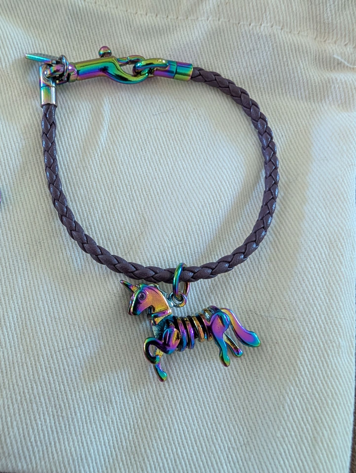 Coach unicorn bracelet
