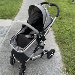 Kinder King 2 In 1 Convertible Baby Stroller