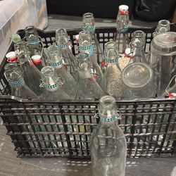 Flip Top Glass Bottles