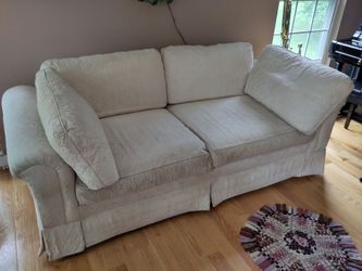Giving away a white sofa and loveseat set