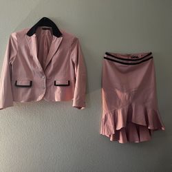 New York And company pink 2 Piece Suit