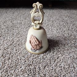 Homco Praying Hands Bell