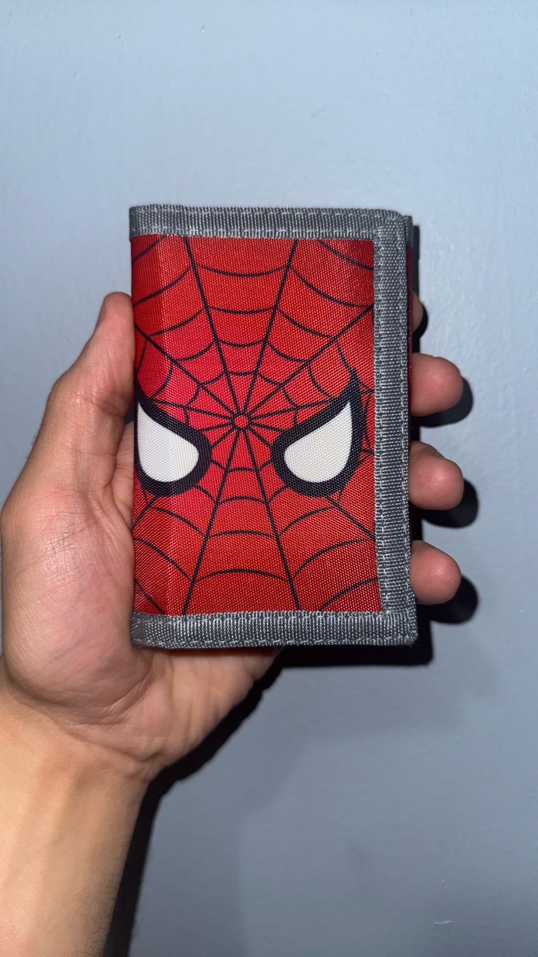 Spider-Man Tri-Fold Wallet for Kids and Fans – Durable Fabric with Iconic Design