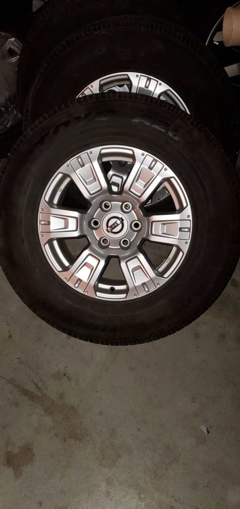 2017 Stock Nissan Titan 18" Rims and Tires