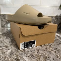 Nike Calm Slides (tan) Brand New
