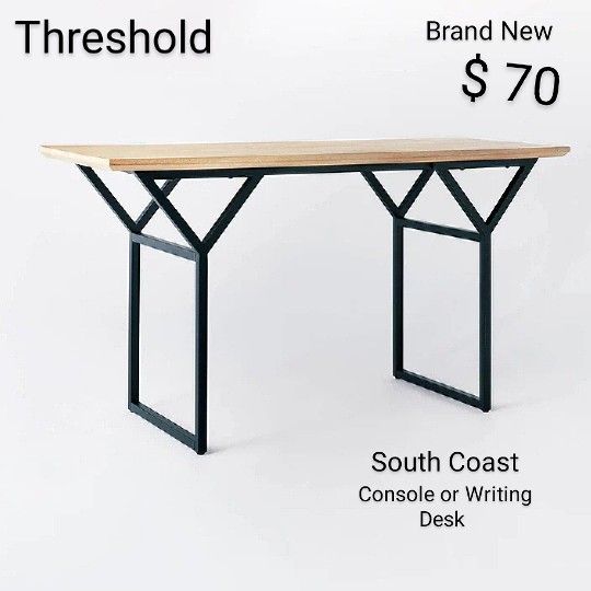 Brand New Threshold South Coast Large Writing Desk Or Console Desk