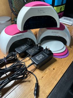 SUNUV SUN2 48W UV LED Nail Lamp – Lot of 3