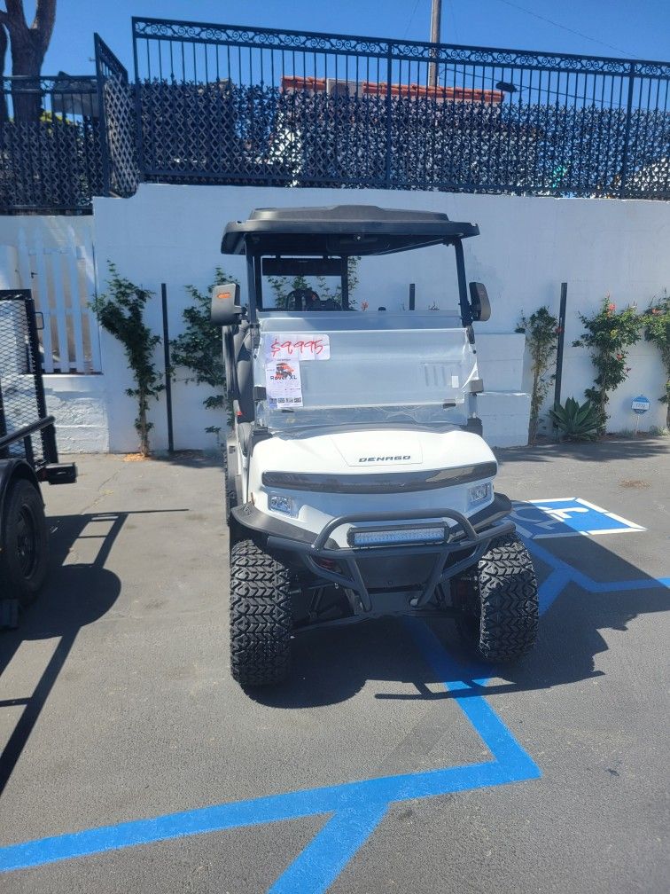 2025 Denago Rover XL 4-Passenger Lifted 48-Volt Lithium Golf Cart