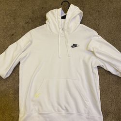 White Nike Hoodie 