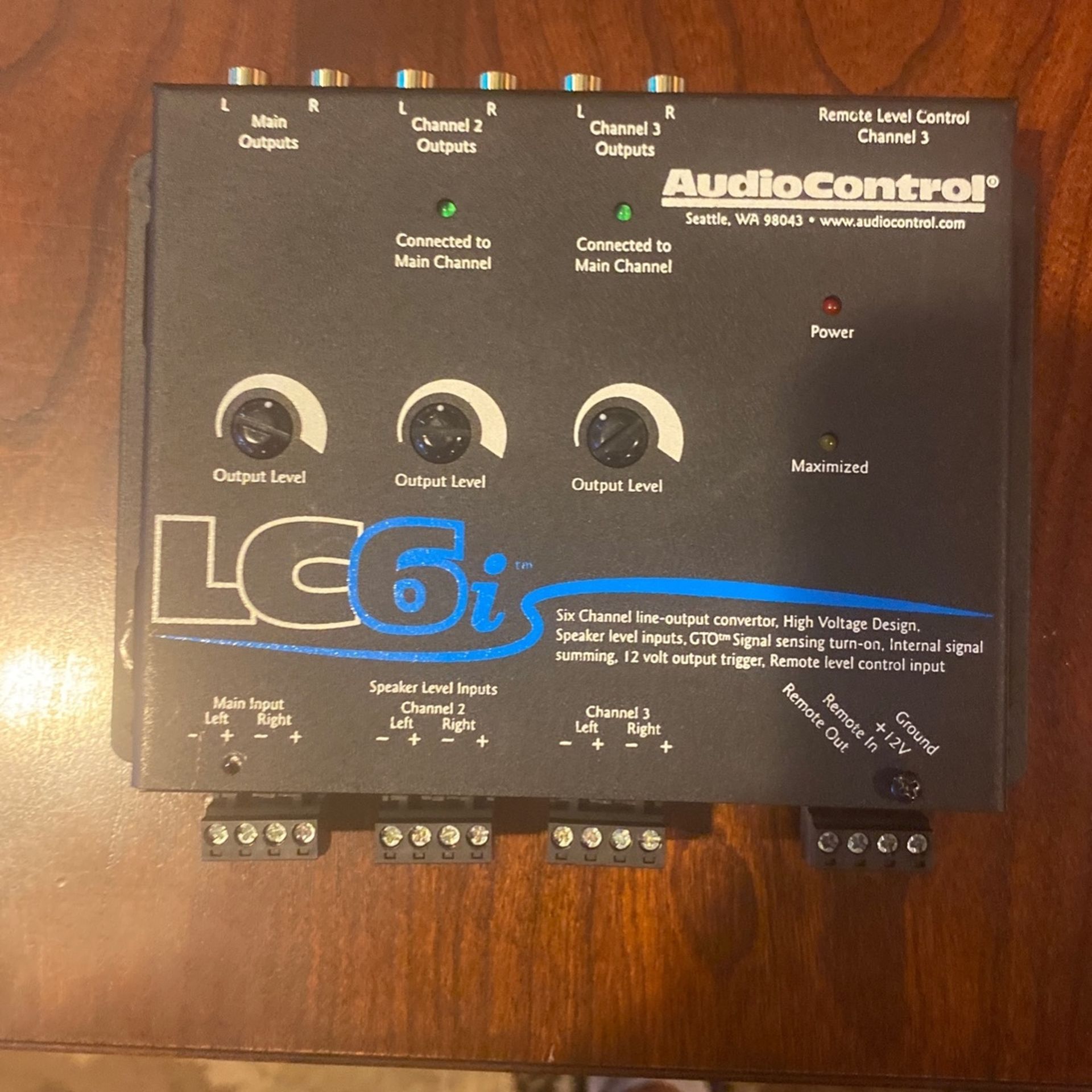 Audio Control LC6i 6 channel line output converter