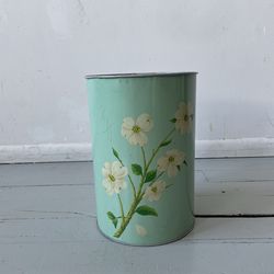 Vintage Metal Trash Can
