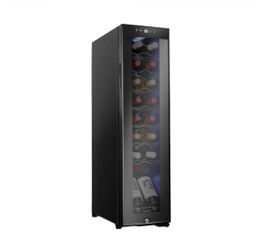 Ivation 9.9-in W 16 - Bottles Black Freestanding Indoor Wine Cooler