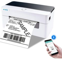 Thermal Label Printer, 4x6 Bluetooth for Shipping Packages & Small Business
