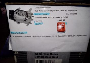 Ac New With Clutch And Compressor!