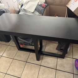 Black table