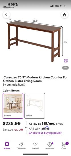 Brand new table in box