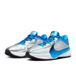 Nike Air Zoom Giannis 'Freak 5' Blue/Metallic Silver DX4985-402 Size 12 NEW!!