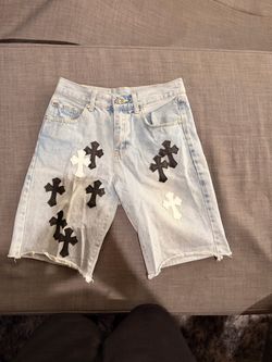 Chrome heart jorts