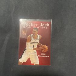 Victor Wembanyama Rookie Card Cracker Jack