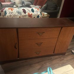 Wood Dresser With Mirror Attachment - Need Gone ASAP