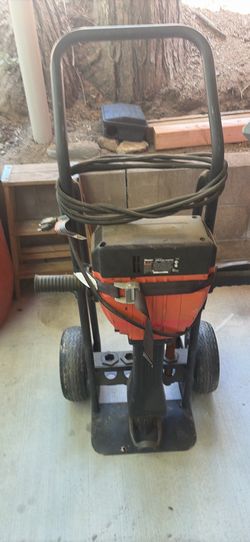 Bauer 70# Electric Breaker Hammer with Cart