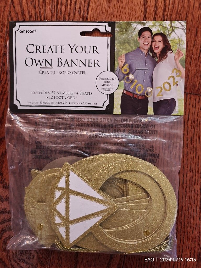 Create Your Own Banner For Engagement/Wedding