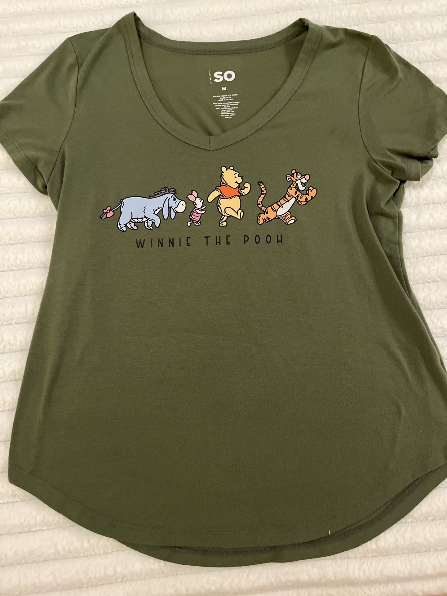 Two Women’s Winnie The Pooh Shirts