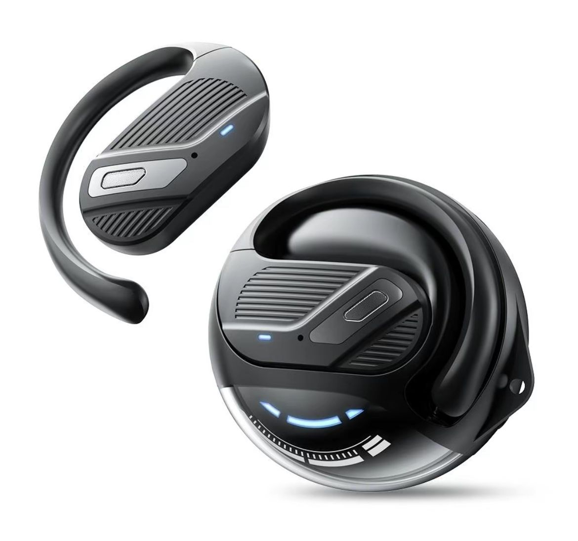 Wireless Bluetooth-compatible Earphone, Ear-mounted Design Headphone with Touch Control, Long Standby Earbuds for Mobile Tablet Suitable for Apple And