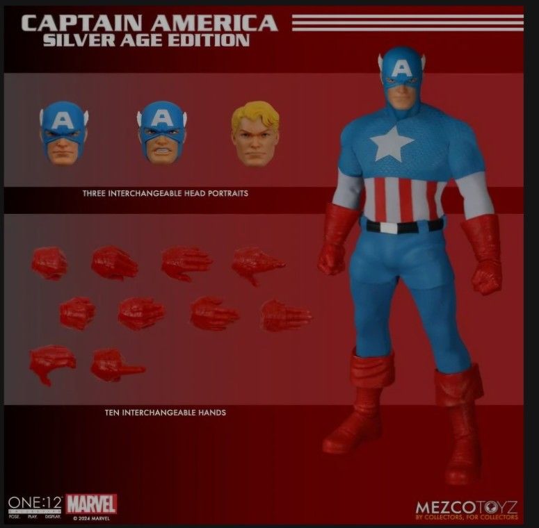 Mezco Captain America (Silver Age)