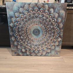 Peacock Canvas Picture