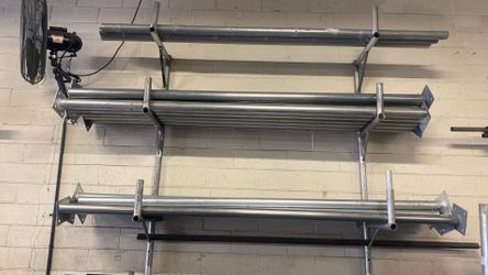 chain link posts and fabric new