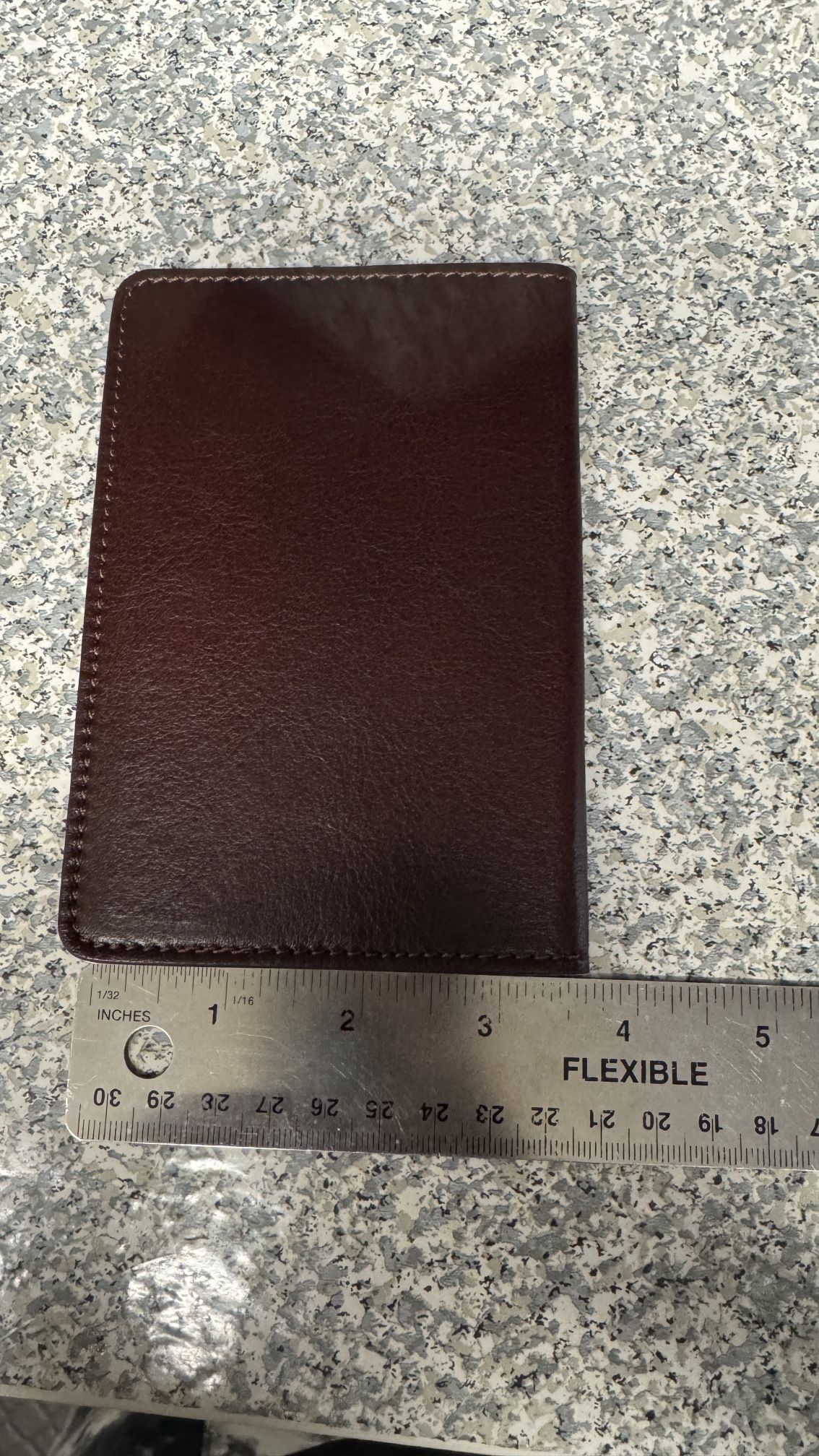 Maruse Italian Leather Passport Cover for Men and Women, Handmade in Italy, Brown
