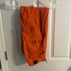 Orange Cargo Pants 
