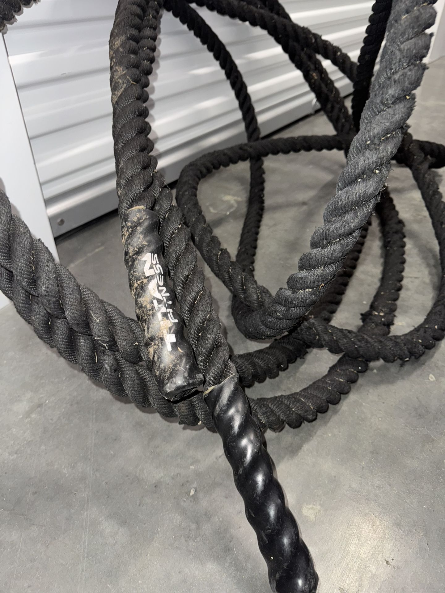 Titan Black Poly Dacron Battle Ropes Sports & Outdoors