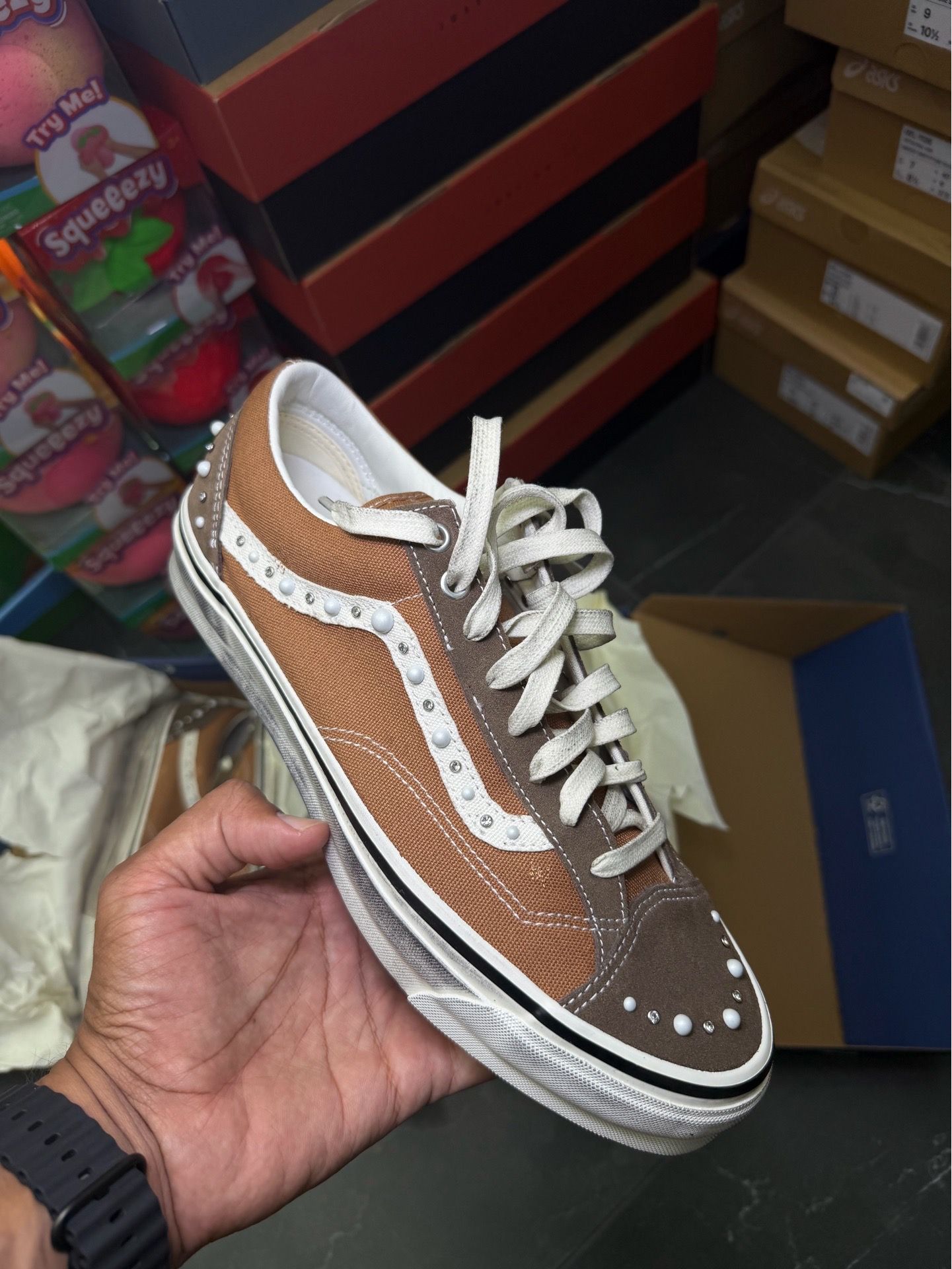 Old Skool Vans 36 'Pearlized Pack - Vintage Cocoa Brown' VN000E8VFST