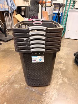 Home Logic Lidded Laundry Hamper XL – Set of 6
